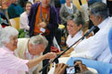 Deepakbhai Giving Darshan To Mahatmao